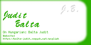 judit balta business card